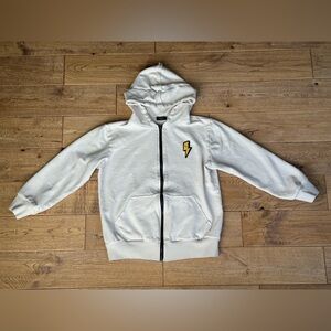 Wee Monster Sun Valley Cream Zip Hoodie Unisex Kids size 12